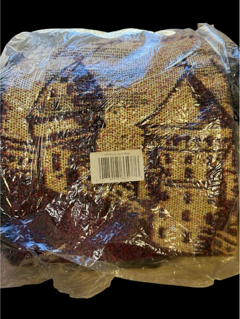 The Northwest Company 48 x 60in. Harry Potter Marauder's Map Blanket